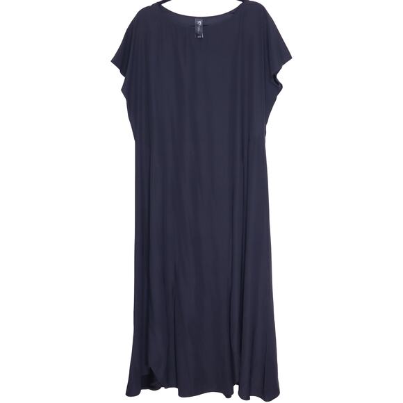 ZERO + MARIA CORNEJO Silk Lightweight Maxi Dress Black Lightweight Women's 14 - Picture 1 of 8